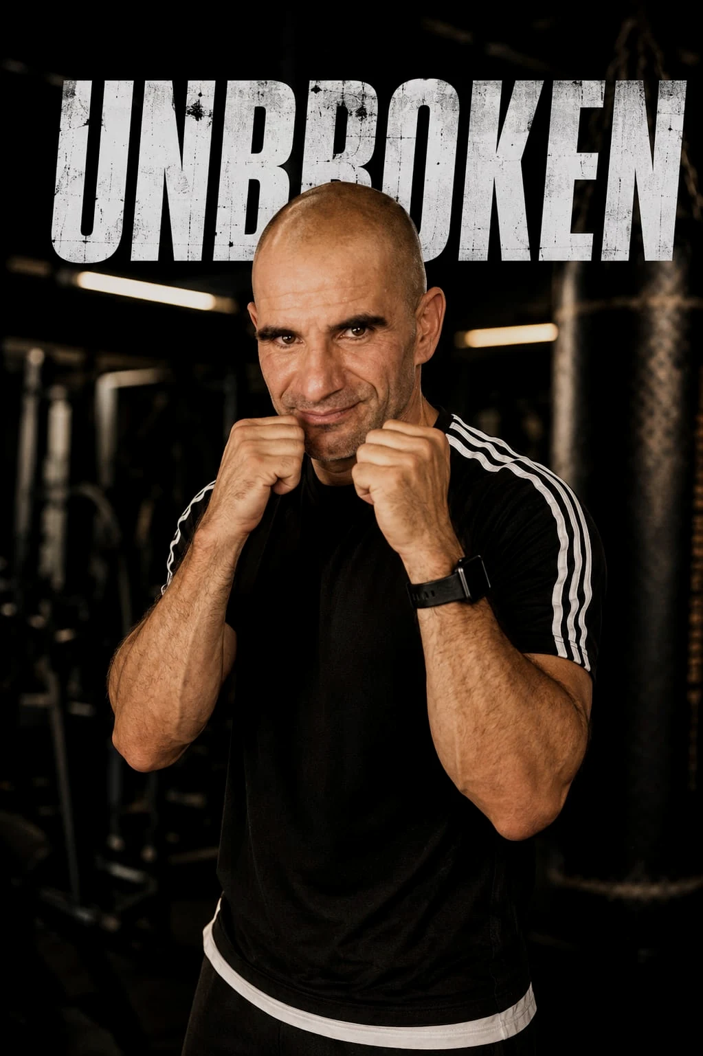 Hugo Rocha durante treino de boxe no CT Unbroken
