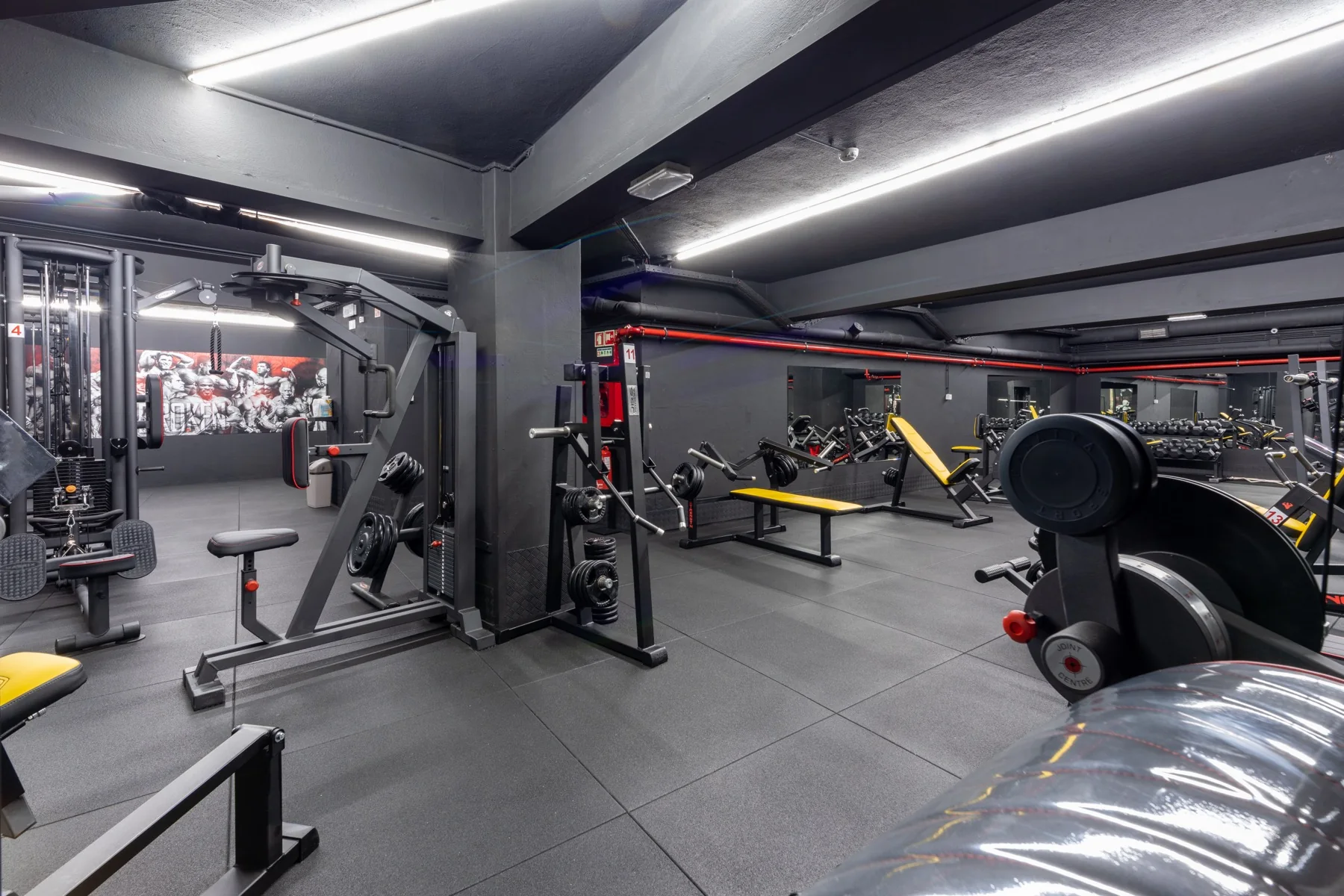 Sala de musculação e culturismo do CT Unbroken